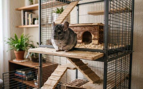 Gaiola Ideal para Chinchila: Tamanho e Posicionamento
